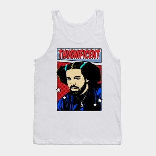 Rapper Style Thugnifincent Pop Art Comic Tank Top